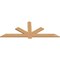 Ekena Millwork Kennewick Timber Gable Bracket, Western Red Cedar, 84"W x 31"H x 1 1/2"D x 5 1/2"F, 9/12 Pitch GBW084X31X0206KEN00SWR - alternate 3